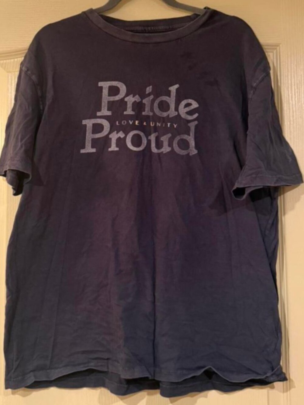 American Eagle Women's Navy and Blue T-shirt